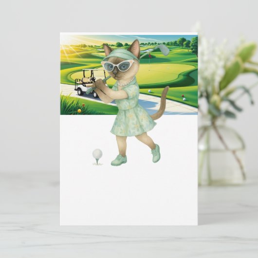 Golfer Cat  tournament 招待状 (スタンド正面)