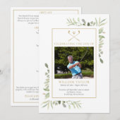 Golfer Funeral Memorial Order Of Service プログラム (正面/裏面)