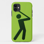 Golfer golf player Case-Mate iPhoneケース (裏面)