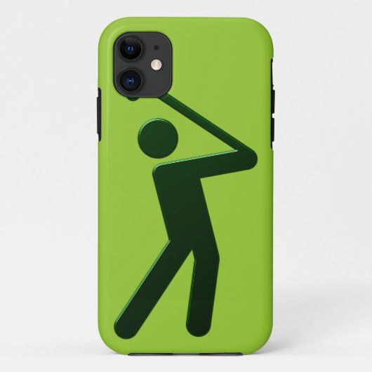 Golfer golf player Case-Mate iPhoneケース (裏面)