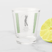 Golfer Golf Themed Bachelor Party favors  ショットグラス (裏面)