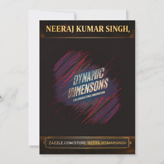 Golfer Hat  サンキューカード (正面)