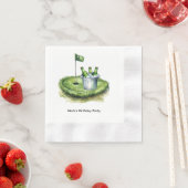 Golfer  Let's Par Tee for Party  縁ありカクテルナプキン (インサイチュ)