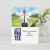 GOLFER Pilot Aviation Industry Golfer 招待状 (スタンド正面)