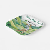 Golfer retirement par tee party golfing on course ペーパープレート (傾斜あり)