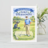 Golfer Retirement Party  招待状 (スタンド正面)