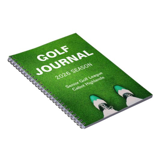 Golfer's Customized Personal Golf Journal ノートブック (右側)