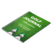 Golfer's Customized Personal Golf Journal ノートブック (左側)