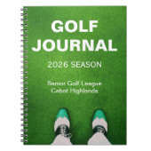 Golfer's Customized Personal Golf Journal ノートブック (正面)