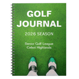 Golfer's Customized Personal Golf Journal ノートブック
