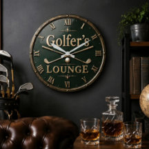Golfer's Lounge Vintage Golf Club Golfer Gift