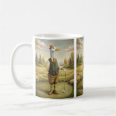 Golfing Animal Coffee Mug コーヒーマグカップ (左)