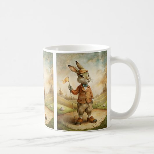Golfing Animal Coffee Mug コーヒーマグカップ (右)