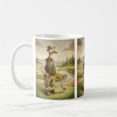 Golfing Animal Coffee Mug コーヒーマグカップ (左)