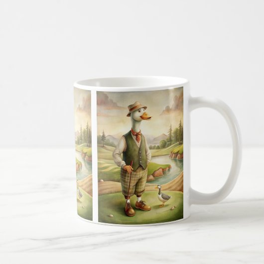 Golfing Animal Coffee Mug コーヒーマグカップ (右)