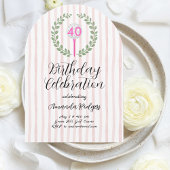 Golfing Birthday Party 招待状