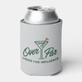 Golfing Gift Over Par And Under The Influence Golf 缶クーラー (缶正面)