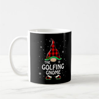 Golfing Gnome Buffalo Plaid Family Christmas Pajam コーヒーマグカップ