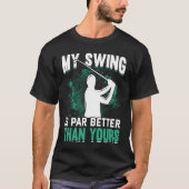Golfing Golf Player Coach Golfer 14 Tシャツ (正面)