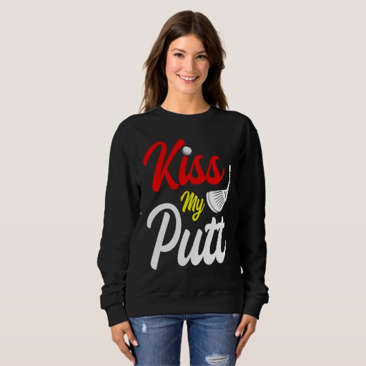 Golfing Golf Player Coach Golfer  15 スウェットシャツ (正面フル)