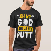 Golfing Golf Player Coach Golfer  7 Tシャツ (正面)