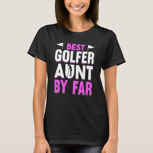 Golfing Golf Player Coach Golfer Aunt  7 Tシャツ (正面)
