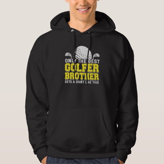Golfing Golf Player Coach Golfer Brother パーカ (正面)