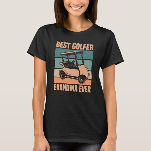 Golfing Golf Player Coach Grandmother Golfer Grand Tシャツ (正面)