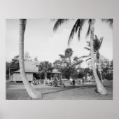 Golfing in Palmビーチ, 1904 ポスター (正面)