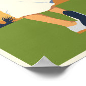 Golfing poster ポスター (角)