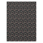 Golfing Santa on Black テーブルクロス (正面)