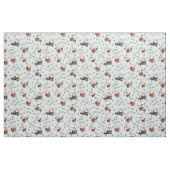 Golfing Santa on Pale Green ファブリック (ファットクウォーター)