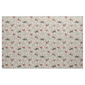 Golfing Santa on Vanilla ファブリック (ファットクウォーター)