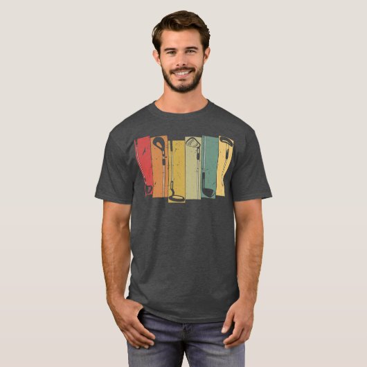 Golfing Vintage Golf Player  Tシャツ (正面フル)