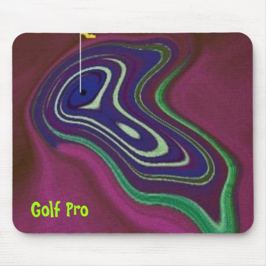 golfpro、プロゴルファー マウスパッド (正面)