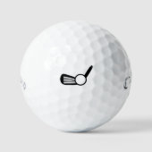 GolfShankHellロゴ付きSuperSoft 3-Packを呼び出す ゴルフボール (正面)