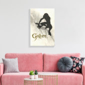 GOLLUM™コンセプトスケッチ キャンバスプリント (インサイチュ (リビング))