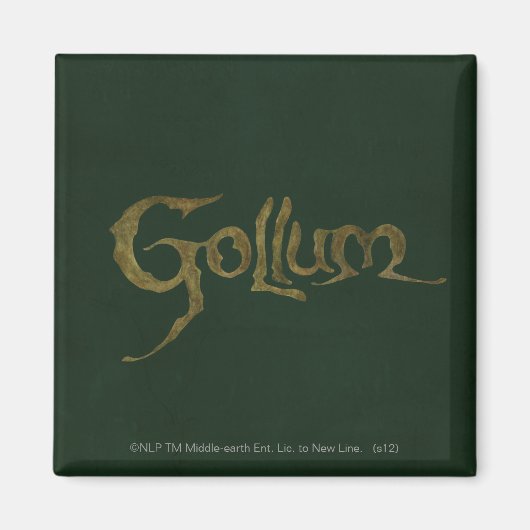 GOLLUM™名前 – テクスチャ マグネット (正面)