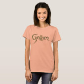 GOLLUM™名前 – テクスチャ Tシャツ (正面フル)