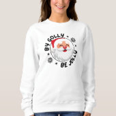Golly Be Santa Christmas Comfy Sweatshirt スウェットシャツ (正面)