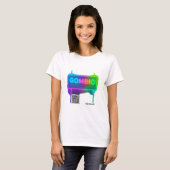 GombioネオンQRコード旅行土産Tシャツ Tシャツ (正面フル)