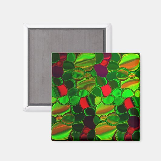 Gomos coloridos com efeito cromado マグネット (正面/裏面)