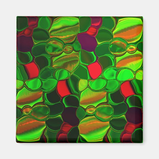 Gomos coloridos com efeito cromado マグネット (正面)