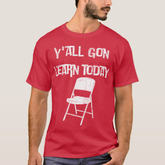 Gon Learn Today River pontoon viral boat brawl mem Tシャツ
