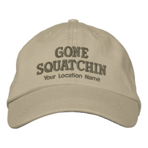 GON SQUATCHINキャップの個人用設定の場所 刺繍入りキャップ