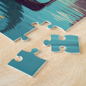 Gondola ride in Venice with historic buildings ジグソーパズル (側面)