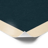 Gondole en Italie sur Fond Géométrique ポスター (コーナー)