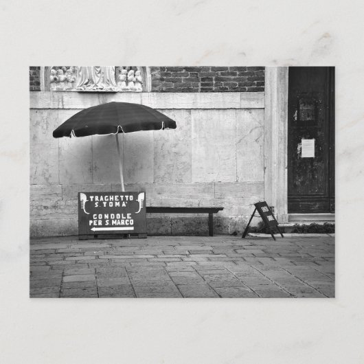 Gondolier Stand Postcard ポストカード (正面)