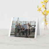 Gondoliersの休息 カード (黄色い花)