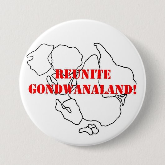 Gondwanaland 2ボタンを再会させて下さい 缶バッジ (正面)